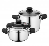 Set pentola a pressione 4 pezzi