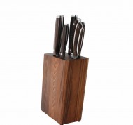 Blocco coltelli 7 pezzi Lignum