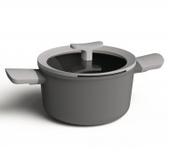 Pentola grande con coperchio 20 cm
