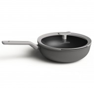 Wok con coperchio 28 cm