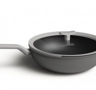Wok con coperchio 32 cm