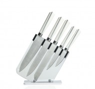 Ceppo Vela con 5 coltelli acciaio inox