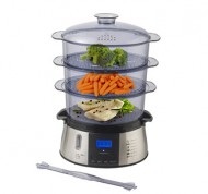 Vaporiera digitale Techno Collection in ABS e inox