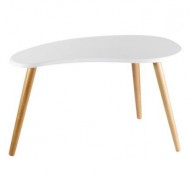 Tavolo goccia in MDF e legno