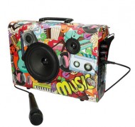 Valigetta Sound con microfono e telecomando