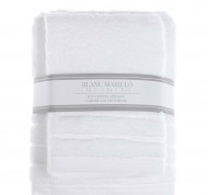 Set spugna con telo bagno bianco