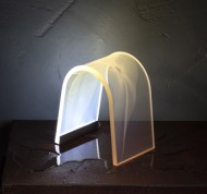 Lampada ad arco limited edition in plexiglass