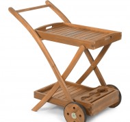 Carrello in legno di acacia