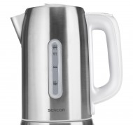 Bollitore elettrico silver 1,7 lt con display LCD