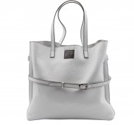 Borsa Square bianco ottico