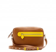 Borsa a tracolla Velia cognac