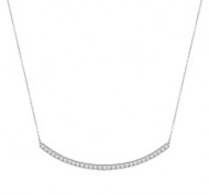 Collana in argento 925 con zirconi bianchi