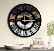 Orologio mdf decorativo.