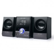 Impianto Stereo Micro con CD, MP3, USB, Bluetooth, Radio e Casse acustiche.