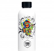 Borraccia termica riciclabile Lucky Roses 500 ml