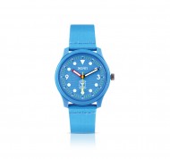 Orologio unisex turchese in plastica riciclata