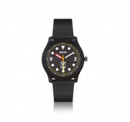 Orologio unisex nero in plastica riciclata