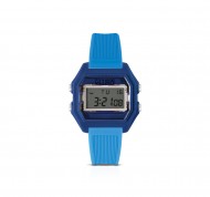 Orologio da donna azzurro e blu in silicone