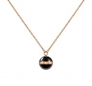 Collana Aspiration con ciondolo melrose black