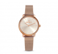 Orologio da donna in maglia d'acciaio oro rosato Collezione Little Dream