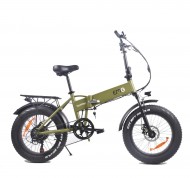BICI ELETTRICA BOMBER PIEGHEVOLE VERDE MILITARE