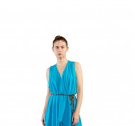 Carmen  Beach Dress  Blue