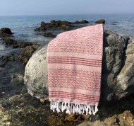 Linen  Telo mare  Claret Red