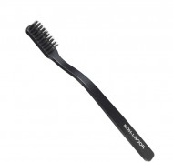Spazzolino da denti nero con setole Carbon antibatteriche Linea Eco