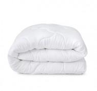Piumino trapuntato singolo invernale in microfibra 300 gr/mq bianco