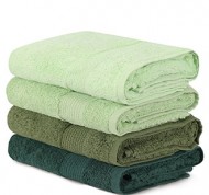Set 4 asciugamani in puro cotone