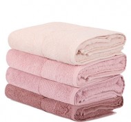 Set 4 asciugamani in puro cotone