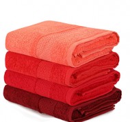 Set 4 asciugamani in puro cotone