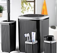 Set accessori bagno in acrilico da 5 pezzi