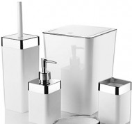 Set accessori bagno in acrilico da 5 pezzi