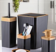 Set accessori bagno in acrilico da 5 pezzi