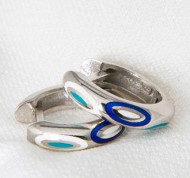 Orecchini in argento 925 Sterling a cerchio