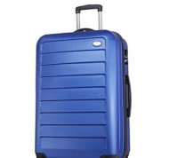 Trolley rigido blu navy metal in ABS da 100 lt della linea Ruby