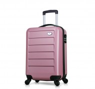 Trolley rigido da cabina rosa metal in ABS da 37 lt linea Ruby