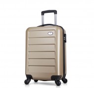 Trolley rigido da cabina gold metal in ABS da 37 lt linea Ruby