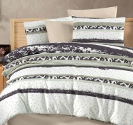 Copripiumino letto singolo Tina in misto cotone