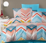 Copripiumino letto singolo Waves in misto cotone