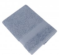 Asciugamano ospite Color in puro cotone lavorazione jacquard grigio