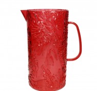 Caraffa rossa Tropical in acrilico