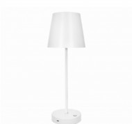 Lampada da tavolo Altair LED touch bianco metal