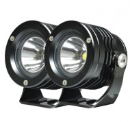 Coppia faretti LED per moto