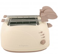 Tostapane elettrico con pinze Iridea champagne