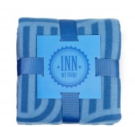 Plaid azzurro in pile Winter Design