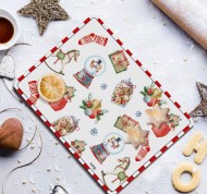 Set 2 tovagliette natalizie in MDF