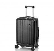 Trolley rigido nero in ABS e policarbonato