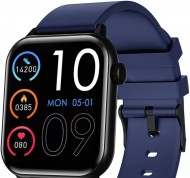 Smartwatch Bluetooth waterproof in silicone blu